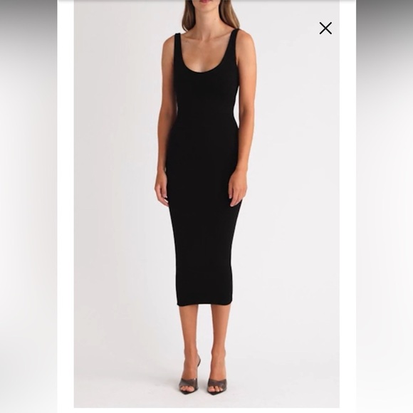 Naked wardrobe NW Sculpt Tank Midi Dress - Picture 1 of 4